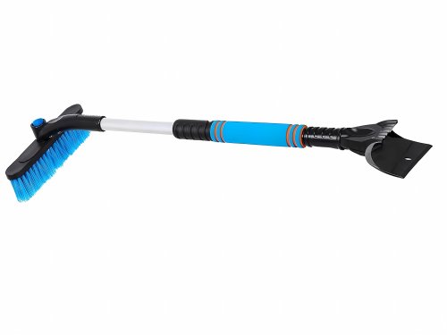 Verk 10116 Škrabka na led se smetáčkem teleskopická 2 v 1 černá