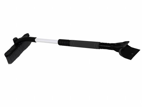 Verk 10116 Škrabka na led se smetáčkem teleskopická 2 v 1 černá