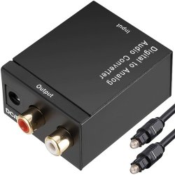 ISO 7472 Převodník z digitálního signálu SPDIF a optického Toslink na 2x CINCH