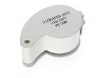 Verk 09002 Skladacia mineralogická lupa LED - zväčšenie 40x