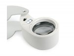 Verk 09002 Skladacia mineralogická lupa LED - zväčšenie 40x