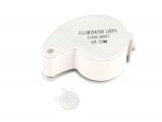 Verk 09002 Skladacia mineralogická lupa LED - zväčšenie 40x