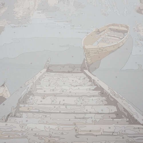 Foxter 2608 Malování podle čísel - Horská krajina 47 × 58 cm