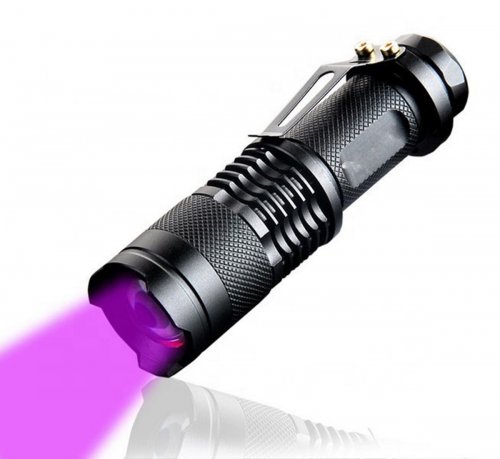 Foxter 2697 Taktická LED svítilna s UV, IPX4