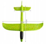 Verk 18219 Penové Hádzacie Lietadlo 37 cm modrá