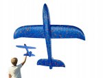 Verk 18219 Penové Hádzacie Lietadlo 37 cm modrá