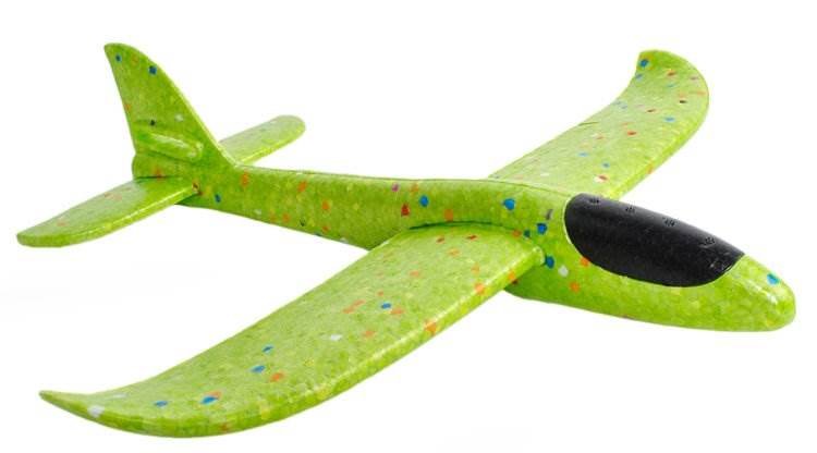 Verk 18219 Penové Hádzacie Lietadlo 37 cm modrá