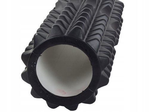 Verk 14286 Jóga penový valec s masážnymi výstupkami čierna