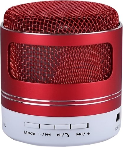 Verk S09U LED Mini Bluetooth reproduktor strieborný
