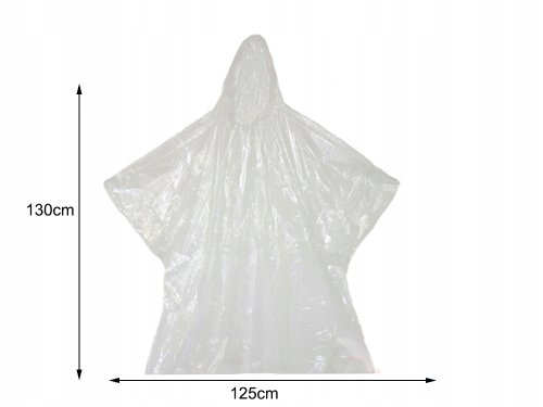 Verk 01698 Pláštěnka pro dospělé pončo čirá