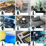 APT AG915A Elektrická prachovka, čistenie vzduchovým prúdom, 6000mAh