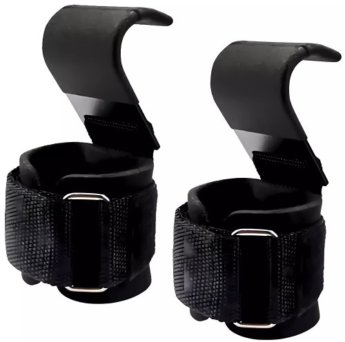 APT FT47 Fitness háky na mrtvé tahy černé 2 ks