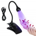 APT UV15 Přenosná UV lampa na nehty s klipem černá