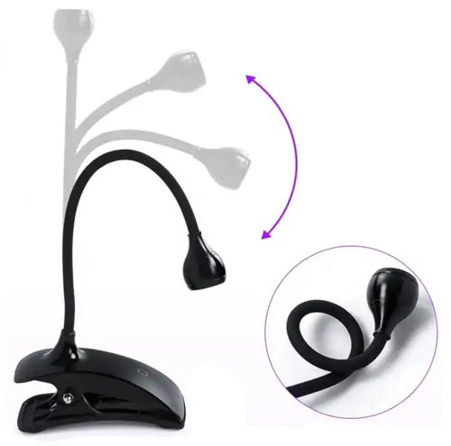 APT UV15 Přenosná UV lampa na nehty s klipem černá