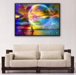 Pronett XJ5148 Diamantové maľovanie - Mesiac