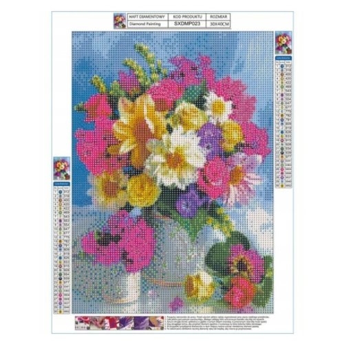 Pronett XJ5147 Diamantové maľovanie - Kvety