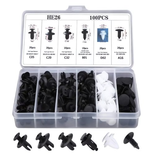 Pronett XJ5176 Sada plastových šroubků 100 ks 