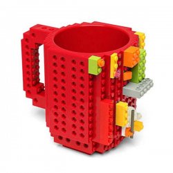 Master Hrnek LEGO 350ml červená