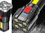 Verk 08378 Taktické LED svietidlo XML-T6 COB, 5 LED
