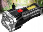 Verk 08378 Taktické LED svietidlo XML-T6 COB, 5 LED