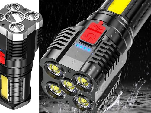 Verk 08378 Taktické LED svietidlo XML-T6 COB, 5 LED