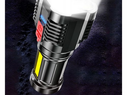 Verk 08378 Taktické LED svietidlo XML-T6 COB, 5 LED