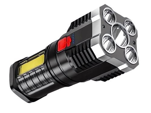 Verk 08378 Taktické LED svietidlo XML-T6 COB, 5 LED