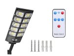 Verk 12325 Pouličné osvetlenie solárne 420 LED COB, IP67, čierne