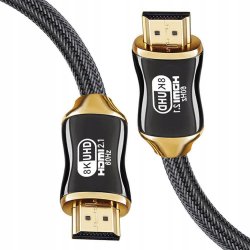 Verk 13147 Kabel HDMI 2.1, 2m 8K 60Hz 4K 120Hz  Verk 13147 Kabel HDMI 2.1, 2m 8K 60Hz 4K 120Hz