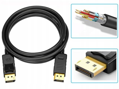 Verk 13149 DisplayPort na DisplayPort prepojovací tienený 1,5 m čierny
