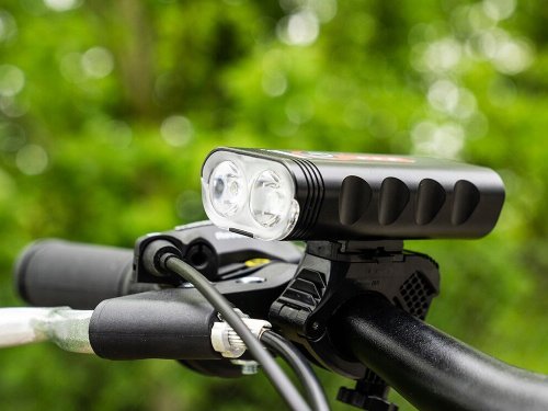 Verk 14481 Predné svetlo na bicykel LED CREE XM-L T6 x 2, IP65