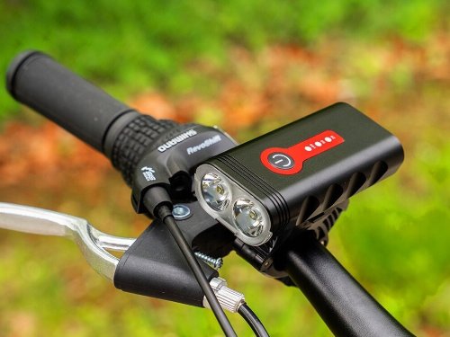 Verk 14481 Predné svetlo na bicykel LED CREE XM-L T6 x 2, IP65