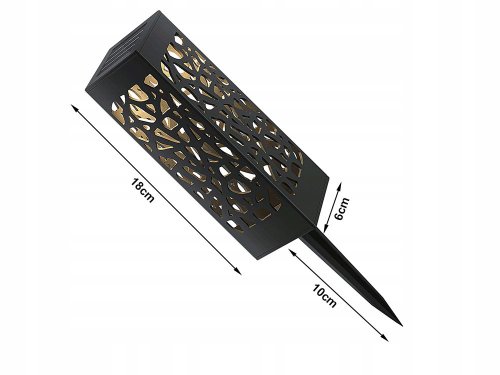 Verk 27103 Zahradní solární lampy se snímačem soumraku 4 ks