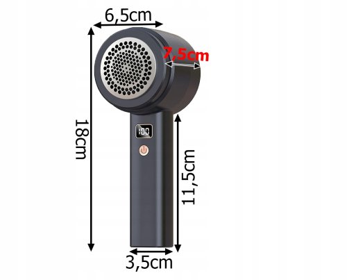 Verk 27131 Odstraňovač žmolků AKU, 8W šedý