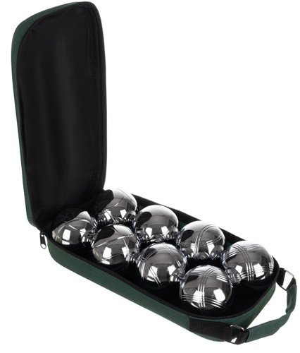 Kruzzel 22915 Petanque sada 8 koulí obal nylon 7,3 cm