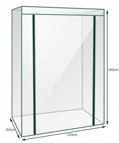 Malatec 23358 Přenosný fóliovník 150 x 103 x 52 cm