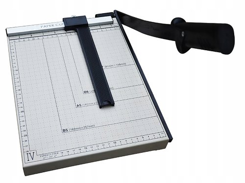 Verk 01735 Kovová řezačka papíru 10 listů, B7-A4