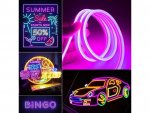 GGV LED pásek RGB NEON, 5 m s dálkovým ovládáním