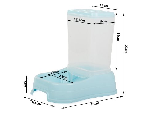 Verk 19406 Automatický dávkovač krmiva modrý