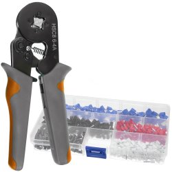 Bigstren 23271 Krimpovací kleště + svorky sada 500 ks