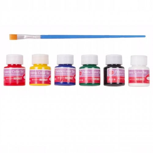 KIK KX3876 Farby na textil 6 x 25 ml
