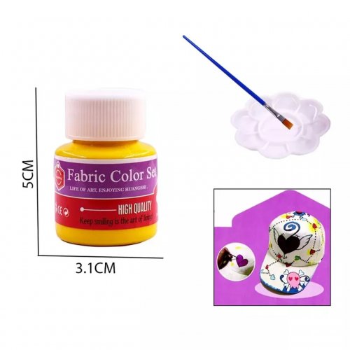 KIK KX3876 Farby na textil 6 x 25 ml