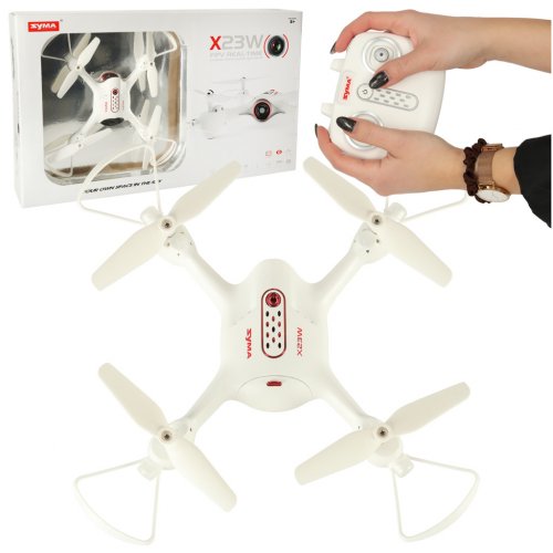 Syma Dron RC X23W 2.4GHz, 4CH FPV Wi Fi biela
