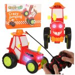 KIK KX4614 RC skákající a tančící traktor 3,7 V červený