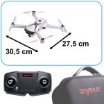 Syma Dron Z6PRO GPS 4K 5G Wifi FPV 2,4 GHz biely