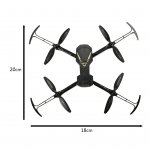 Syma Dron RC 2.4G Z6G- kvadrokoptéra s 1MP wifi kamerou čierny