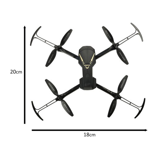 Syma Dron RC 2.4G Z6G- kvadrokoptéra s 1MP wifi kamerou čierny