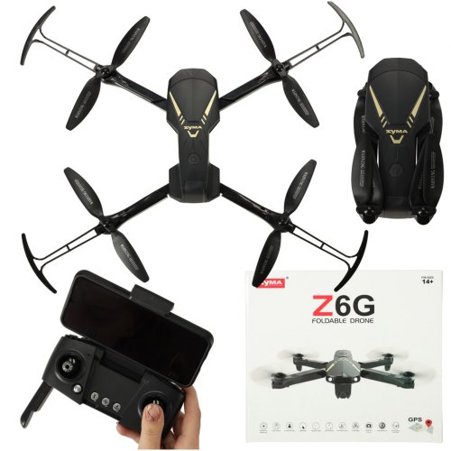 Syma Dron RC 2.4G Z6G- kvadrokoptéra s 1MP wifi kamerou čierny
