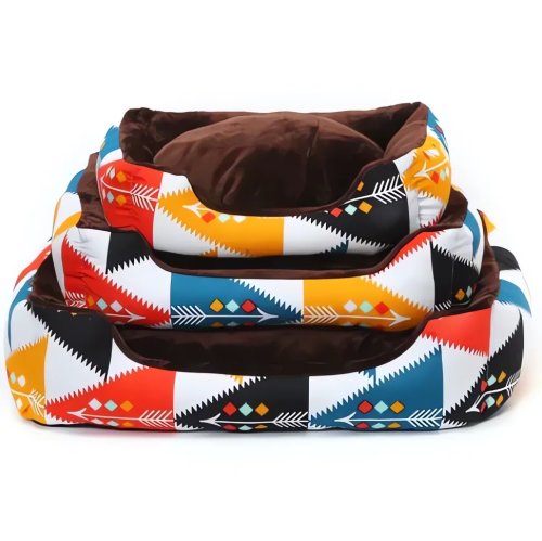 Nuxie XT1571 Sada pelechov pre psa/mačku XL/XXL modrá s listami