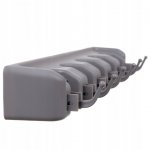 Pronett XJ3364 Držák, věšák na 5 ks úklidového nářadí šedý